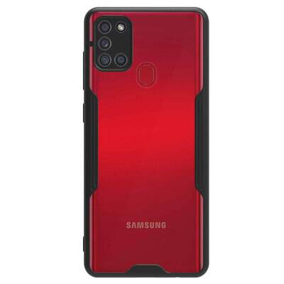 Microsonic Samsung Galaxy A21S Kılıf Paradise Glow Siyah