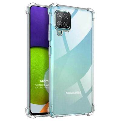 Microsonic Samsung Galaxy A22 4G Kılıf Anti Shock Silikon Şeffaf
