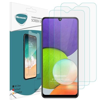 Microsonic Samsung Galaxy A22 4G Nano Ekran Koruyucu (3'lü Paket)