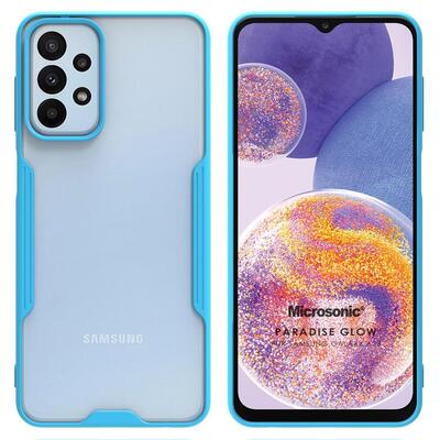 Microsonic Samsung Galaxy A23 Kılıf Paradise Glow Turkuaz