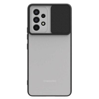 Microsonic Samsung Galaxy A23 Kılıf Slide Camera Lens Protection Siyah