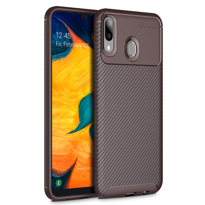 Microsonic Samsung Galaxy A30 Kılıf Legion Series Kahverengi