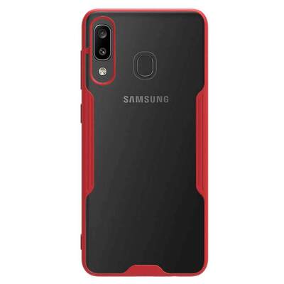 Microsonic Samsung Galaxy A30 Kılıf Paradise Glow Kırmızı