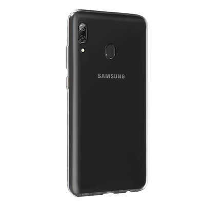 Microsonic Samsung Galaxy A30 Kılıf Transparent Soft Beyaz
