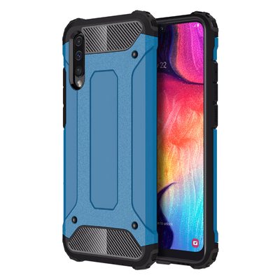 Microsonic Samsung Galaxy A30S Kılıf Rugged Armor Mavi