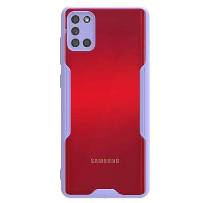Microsonic Samsung Galaxy A31 Kılıf Paradise Glow Lila