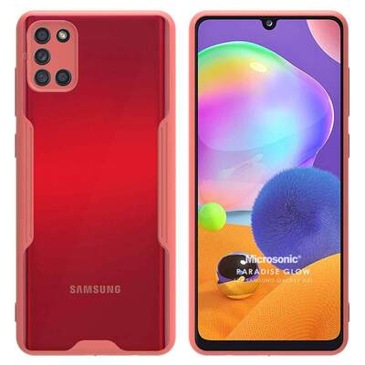 Microsonic Samsung Galaxy A31 Kılıf Paradise Glow Pembe