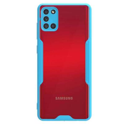 Microsonic Samsung Galaxy A31 Kılıf Paradise Glow Turkuaz
