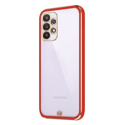 Microsonic Samsung Galaxy A32 4G Kılıf Laser Plated Soft Kırmızı