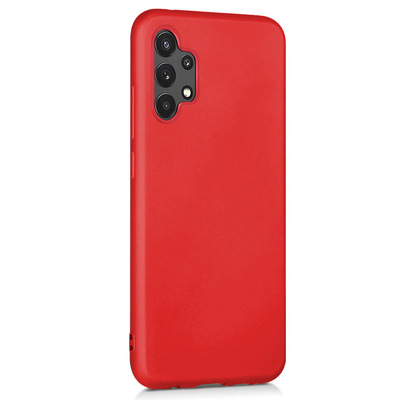 Microsonic Samsung Galaxy A32 4G Kılıf Matte Silicone Kırmızı