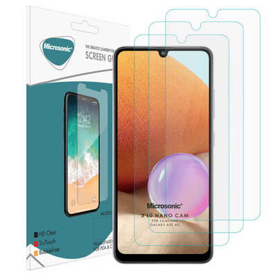 Microsonic Samsung Galaxy A32 4G Nano Ekran Koruyucu (3'lü Paket)