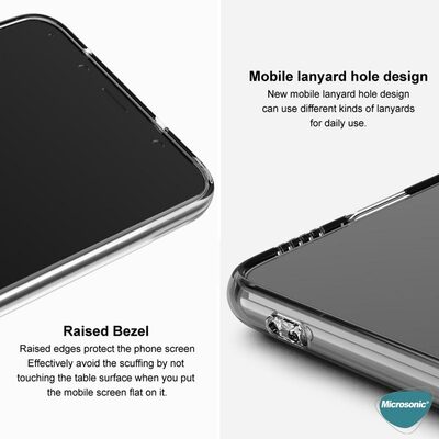 Microsonic Samsung Galaxy A32 4G Kılıf Transparent Soft Beyaz