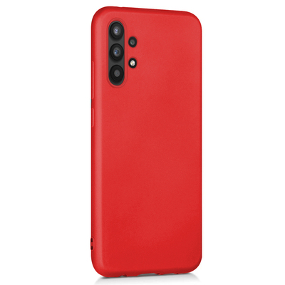 Microsonic Samsung Galaxy A32 5G Kılıf Matte Silicone Kırmızı