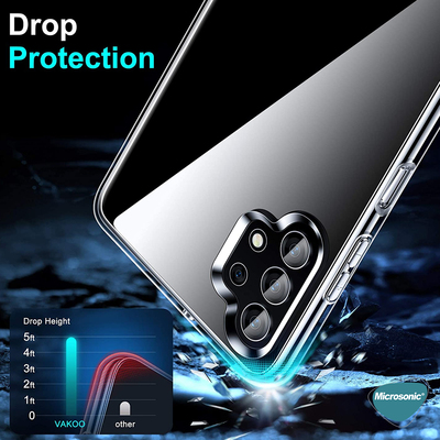Microsonic Samsung Galaxy A32 5G Kılıf Transparent Soft Şeffaf Beyaz
