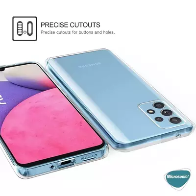 Microsonic Samsung Galaxy A33 5G Kılıf Komple Gövde Koruyucu Şeffaf