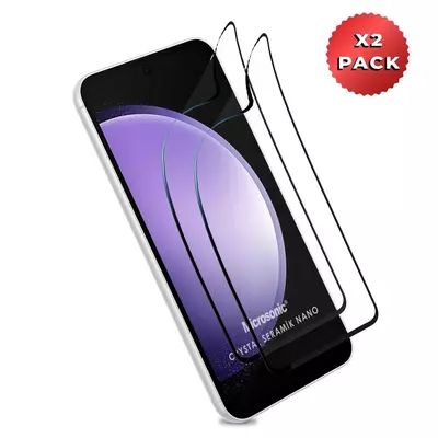 Microsonic Samsung Galaxy A34 Crystal Seramik Nano Ekran Koruyucu Siyah (2 Adet)