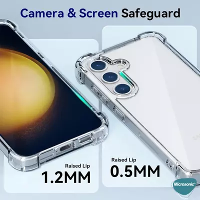 Microsonic Samsung Galaxy A35 Kılıf Shock Absorbing Şeffaf