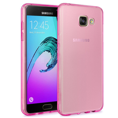 Microsonic Samsung Galaxy A5 2016 Kılıf Transparent Soft Pembe