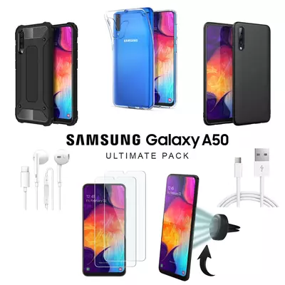 Microsonic Samsung Galaxy A50 Kılıf & Aksesuar Seti