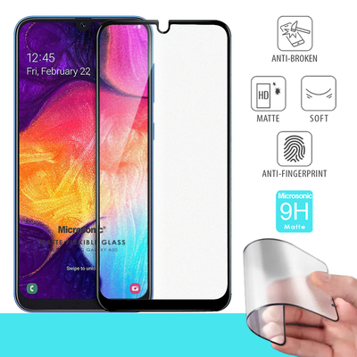 Microsonic Samsung Galaxy A50 Matte Flexible Ekran Koruyucu Siyah