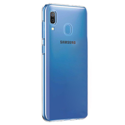 Microsonic Samsung Galaxy A50 Kılıf Transparent Soft Beyaz