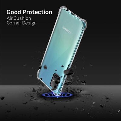 Microsonic Samsung Galaxy A51 Kılıf Anti Shock Silikon Şeffaf