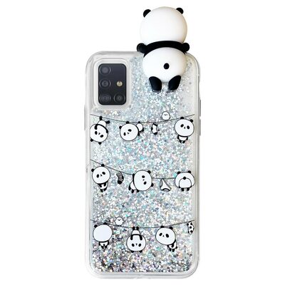 Microsonic Samsung Galaxy A51 Kılıf Cute Cartoon Panda