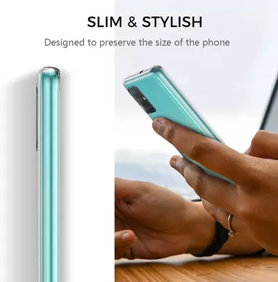 Microsonic Samsung Galaxy A51 Kılıf 6 tarafı tam full koruma 360 Clear Soft Şeffaf