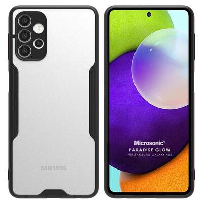Microsonic Samsung Galaxy A52 Kılıf Paradise Glow Siyah