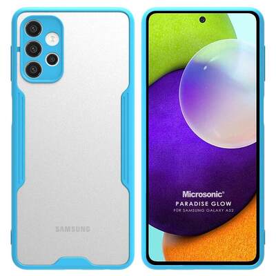 Microsonic Samsung Galaxy A52 Kılıf Paradise Glow Turkuaz