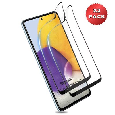 Microsonic Samsung Galaxy A52s Crystal Seramik Nano Ekran Koruyucu Siyah (2 Adet)