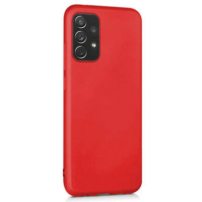 Microsonic Samsung Galaxy A52s Kılıf Matte Silicone Kırmızı