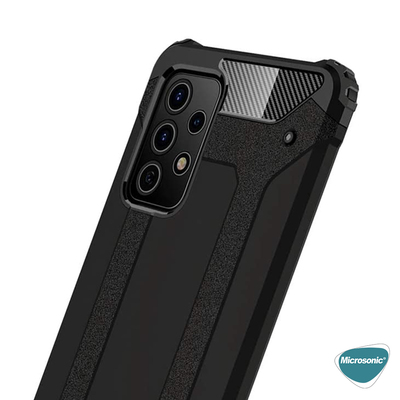 Microsonic Samsung Galaxy A53 5G Kılıf Rugged Armor Kırmızı