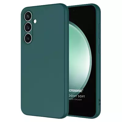 Microsonic Samsung Galaxy A55 Kılıf Groovy Soft Koyu Yeşil