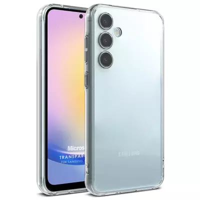 Microsonic Samsung Galaxy A55 Kılıf Transparent Soft Şeffaf