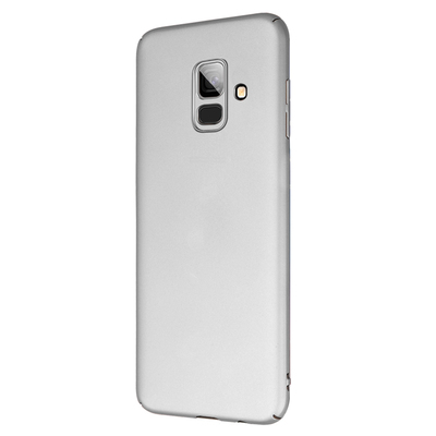 Microsonic Samsung Galaxy A6 2018 Kılıf Premium Slim Gümüş