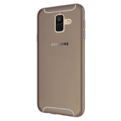 Microsonic Samsung Galaxy A6 2018 Kılıf Transparent Soft Siyah