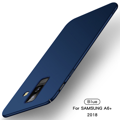 Microsonic Samsung Galaxy A6 Plus 2018 Kılıf Premium Slim Lacivert