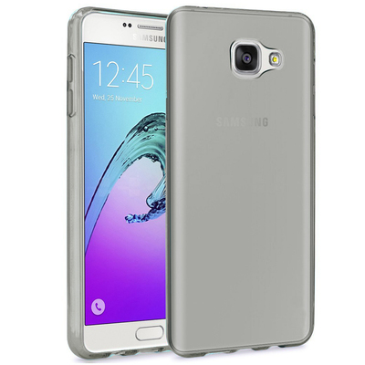 Microsonic Samsung Galaxy A7 2016 Kılıf Transparent Soft Siyah