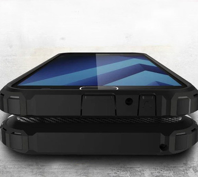 Microsonic Samsung Galaxy A7 2017 Kılıf Rugged Armor Siyah