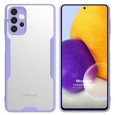 Microsonic Samsung Galaxy A72 Kılıf Paradise Glow Lila