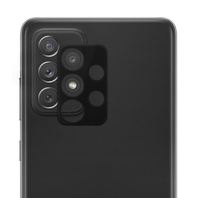 Microsonic Samsung Galaxy A72 V2 Kamera Lens Koruyucu Siyah