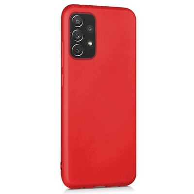 Microsonic Samsung Galaxy A73 5G Kılıf Matte Silicone Kırmızı