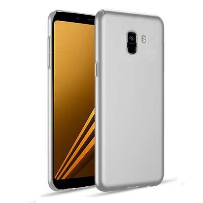 Microsonic Samsung Galaxy A8 Plus​ 2018 Kılıf Premium Slim Gümüş