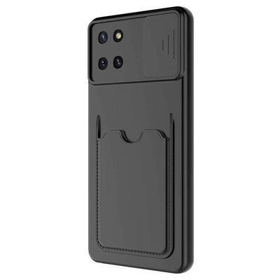 Microsonic Samsung Galaxy A81 Kılıf Inside Card Slot Siyah