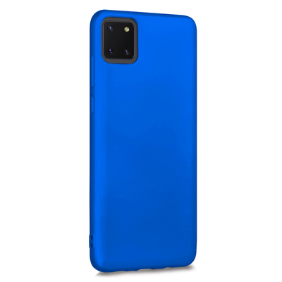Microsonic Samsung Galaxy A81 Kılıf Matte Silicone Mavi