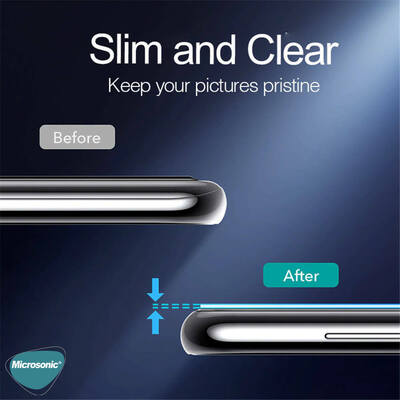 Microsonic Samsung Galaxy A81 V2 Kamera Lens Koruyucu Siyah
