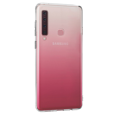 Microsonic Samsung Galaxy A9 2018 Kılıf Transparent Soft Beyaz