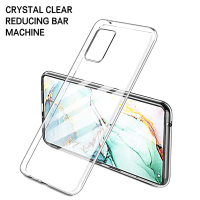 Microsonic Samsung Galaxy A91 Kılıf Transparent Soft Beyaz
