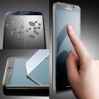 Microsonic Samsung Galaxy C8 Temperli Cam Ekran Koruyucu Film